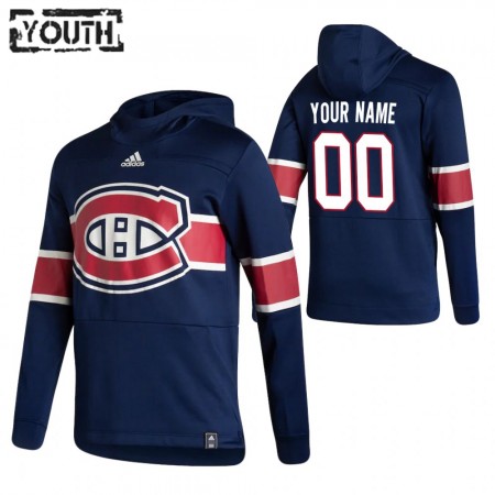 Dětské Montreal Canadiens Personalizované 2020-21 Reverse Retro Pullover Mikiny Hooded
